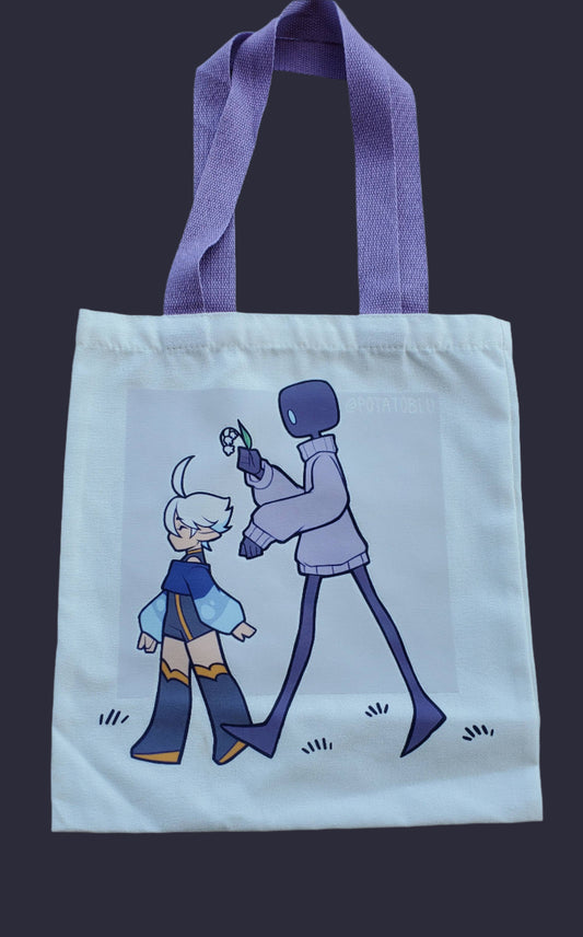 The Lovers Canvas Tote Bag