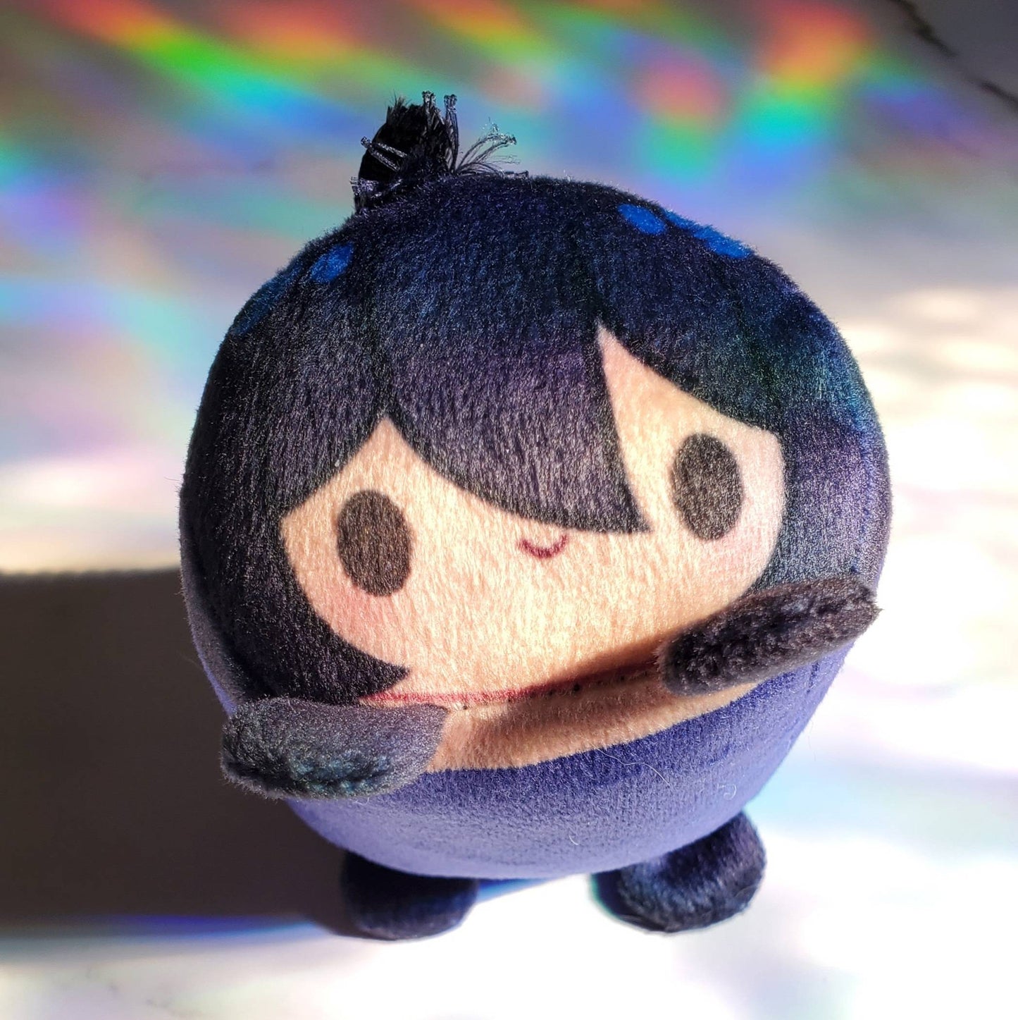 Potato Blu Plushie Keychain