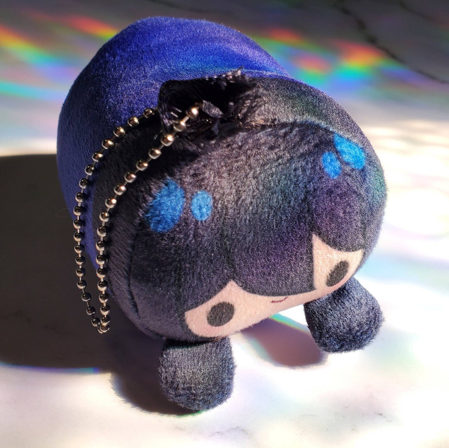 Potato Blu Plushie Keychain