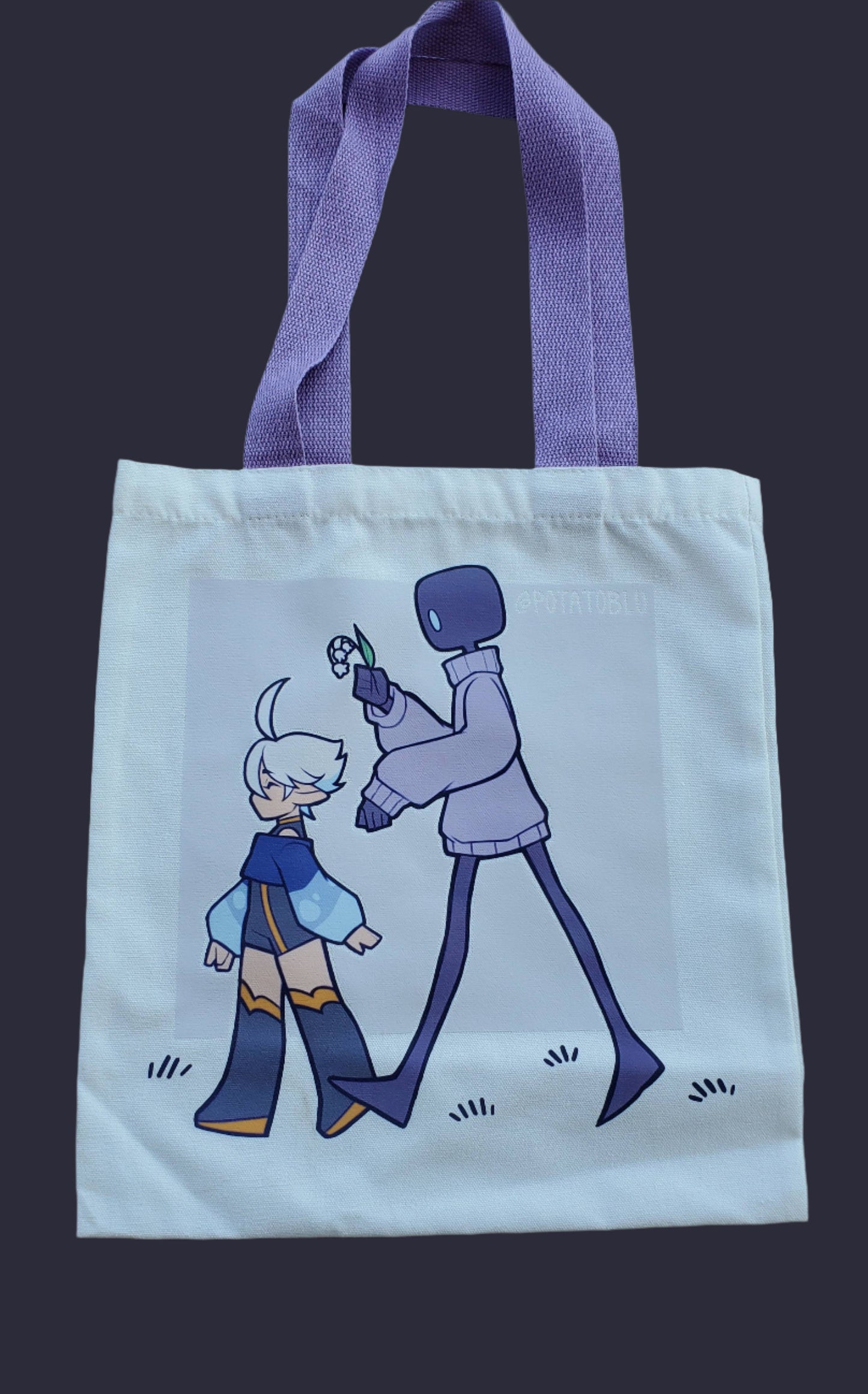 The Lovers Canvas Tote Bag