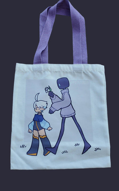 The Lovers Canvas Tote Bag